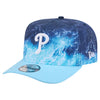 New Era 9Fifty A-Frame Philadelphia Phillies Deep Water Snapback Hat