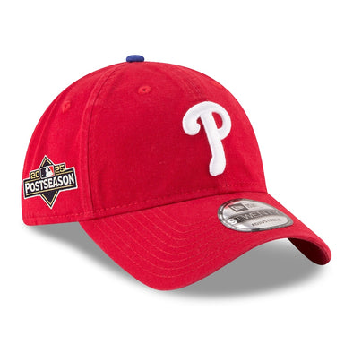 New Era Philadelphia Phillies Red 2025 MLB Postseason Side Patch 9TWENTY Adjustable Hat