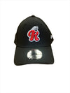 New Era 39Thirty Alt. 2 Black and Red Train Retro Stretch-Fit Hat