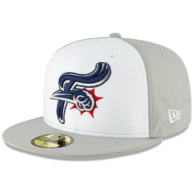 59FIFTY Milb New Orleans Pelicans 1942 Jersey Front 2-Tone Chrome/Red - Green UV 7