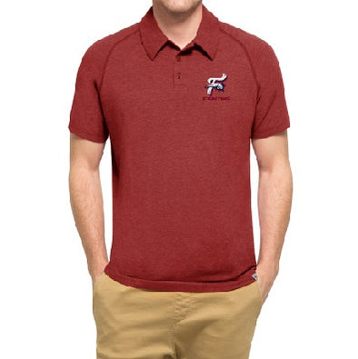Reading Fightin Phils '47 Red F Fist Polo