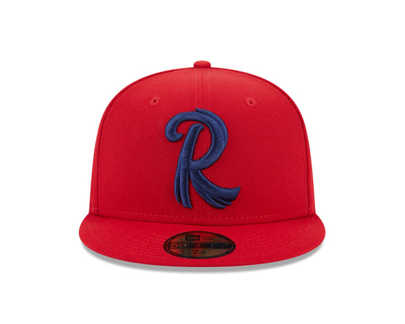 New Era 59Fifty Red Feathered 'R' Road On-Field Fitted Hat