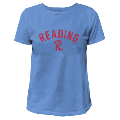 Retro Brand Women's Light Blue Reading T-Shirt