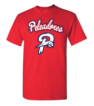 Youth Peleadores Red Tee (Faded)