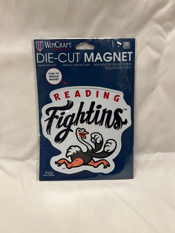 Reading Fightins Ostrich Logo Magnet