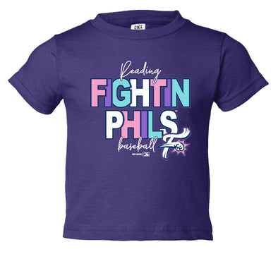 Purple Infant Fightin Phils Tee