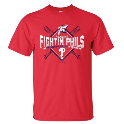 Bimmridder Youth Phillies & R-Phils Phowear Affiliate Red T-Shirt