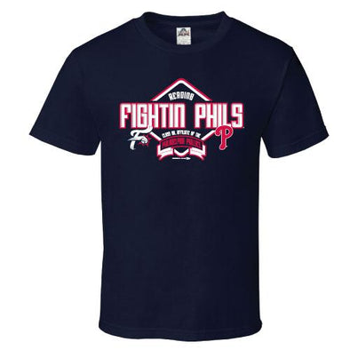 Reading Fightin Phils Fightins Navy Youth Phillies Affiliate T-Shirt
