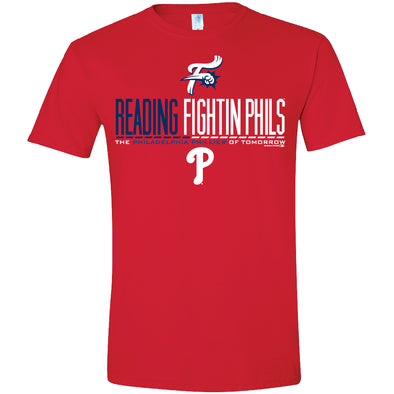 Bimmridder Adult Phillies & R-Phils Double Affiliate Red T-Shirt