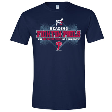 Bimmridder Adult Phillies & R-Phils Kimm Affiliate Navy T-Shirt