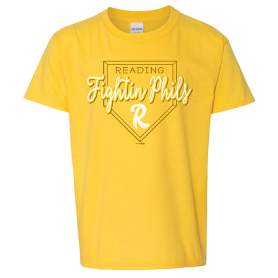 Youth Yellow Daisy Fightins Soft Style Tee