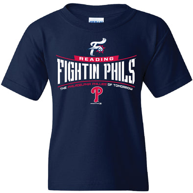 Bimmridder Youth Phillies & R-Phils Tension Affiliate Navy T-Shirt