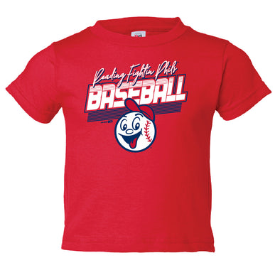 Bimmridder Red Reading Fightin Phils Baseball w/ Screwball Toddler T-Shirt