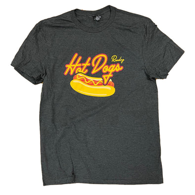 Heather Charcoal Reading Hot Dogs Tee 2022