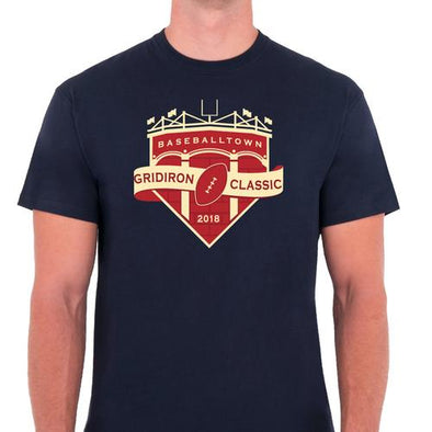 Reading Fightin Phils Baseballtown Gridiron Classic - Schedule T-Shirt