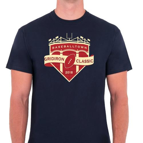 Reading Fightin Phils Baseballtown Gridiron Classic - Schedule T-Shirt