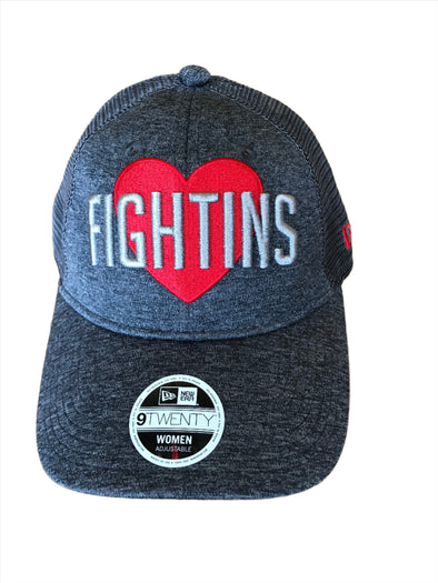 New Era 9Twenty Youth Fightins Heart Gray Hat