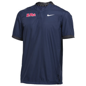 Nike Navy Quarter Zip Coach Jacket