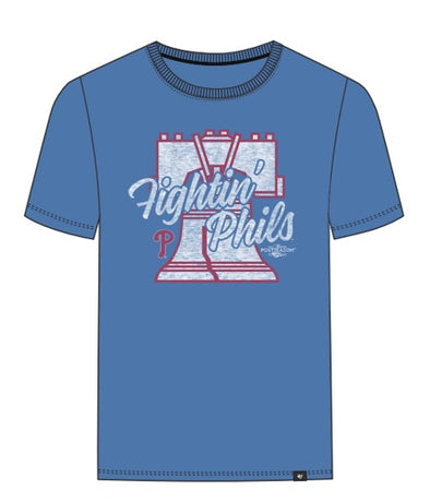 Philadelphia Phillies Fightin Phils Liberty Bell Cadet Light Blue 47 Super Rival T-Shirt