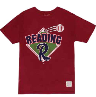 Retro Brand Faded Red Reading Diamond T-Shirt