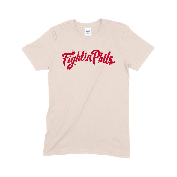 Fightin Phils Sand Pinstripe Replica Jersey  T-Shirt
