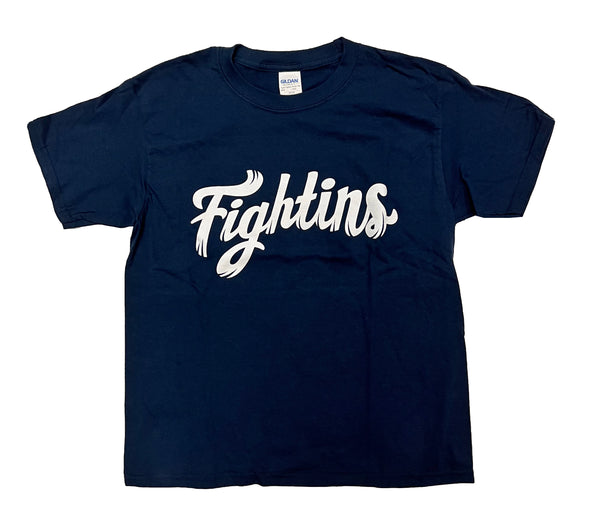 Youth Navy Fightins Tee